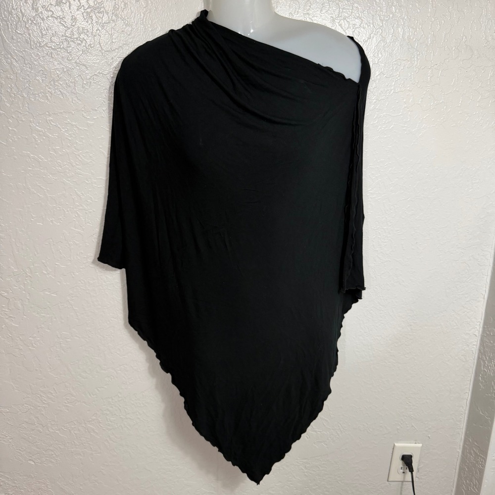 Bamboobies Nursing Cover Black Bamboo Viscose Multi-Use Scarf Poncho One Size